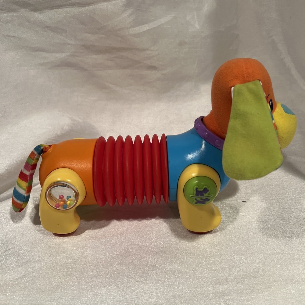 Vintage TINY‎ LOVE Toy Dog Follow Me Fred makes various Dog sounds and walks